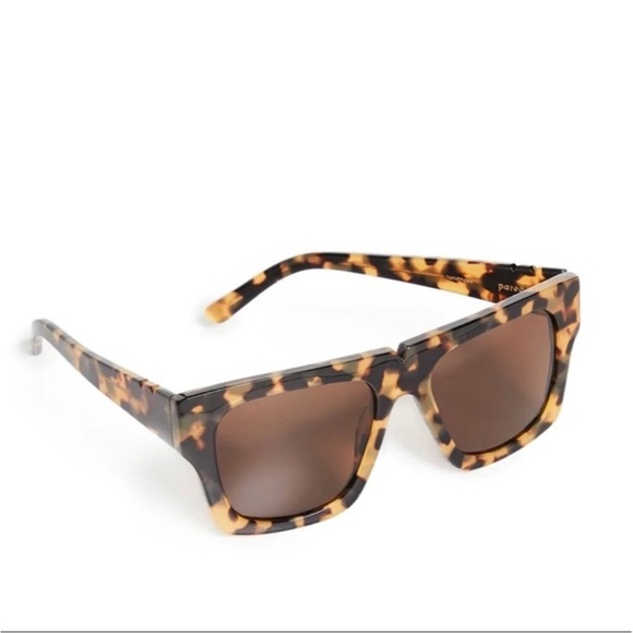 Tortoise Shell Square Sunglasses - Picture 3 of 11